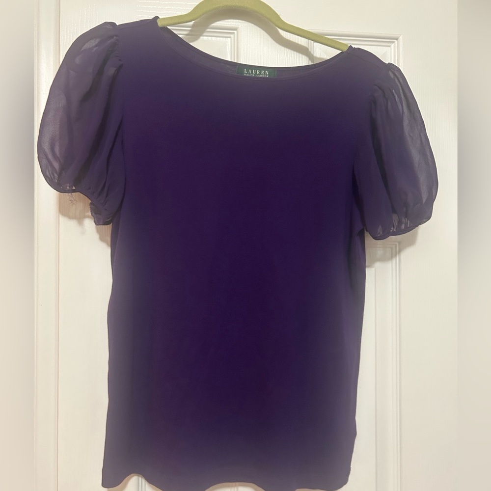 Ralph Lauren purple blouse